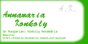 annamaria konkoly business card